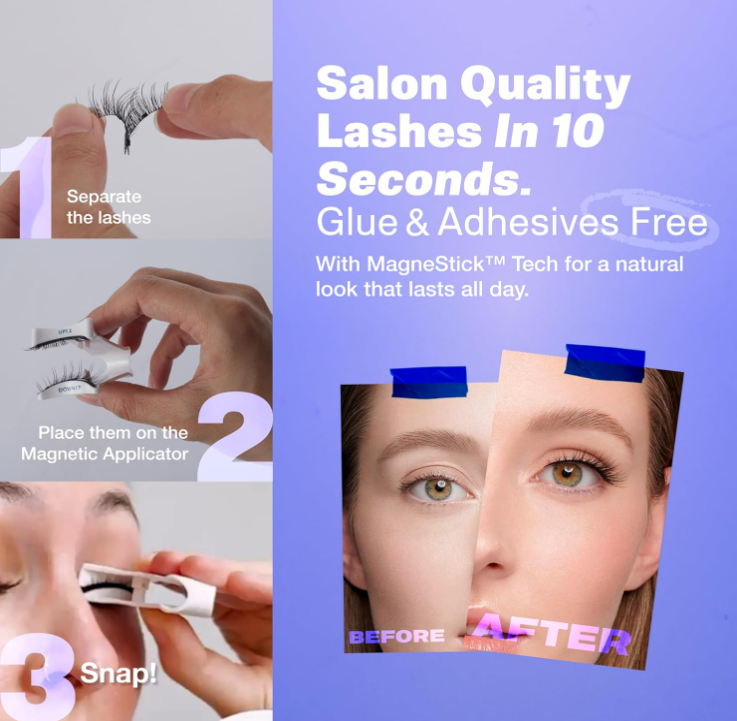 Soft Magnetic Eyelashes