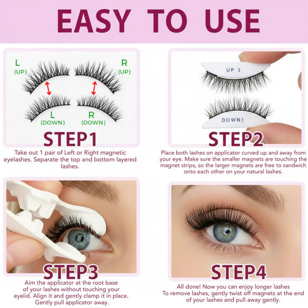 Soft Magnetic Eyelashes